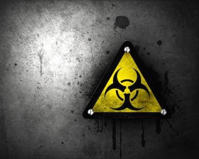 Black Caution Biohazard