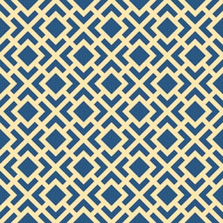 Blue and Gold Art Deco Lattice