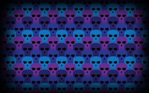 Blue Skulls