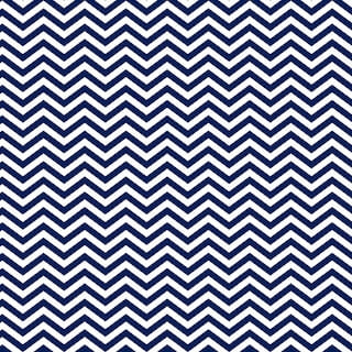 Blue Wavy Chevron