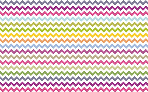 Bright Multi Colored Chevron
