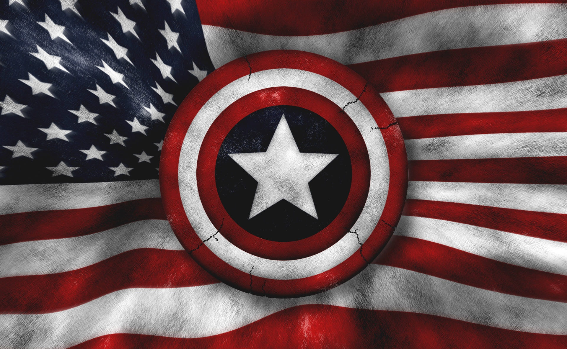 Captain America Flag