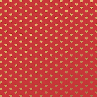 Red Gold Hearts