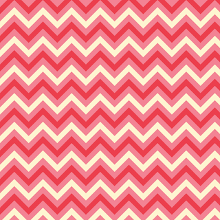 Red Zagging Chevron