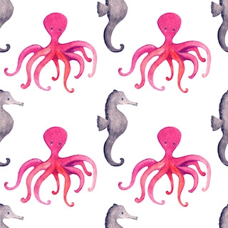 Seahorses and Octopus