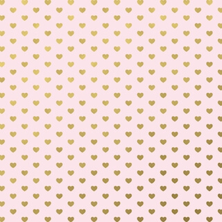 Ultra Light Pink Gold Hearts