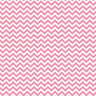 White And Pink Chevron