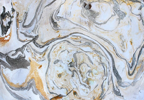 White Gold and Silver Marble