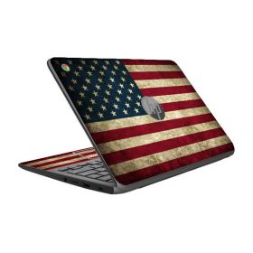 HP Chromebook 11 V010NR AMERICAN FLAG Laptop Skin