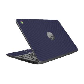 HP Chromebook 11 V010NR BLUE CARBON FIBER Laptop Skin