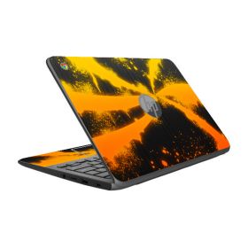 HP Chromebook 11 V010NR ORANGE TWIST Laptop Skin