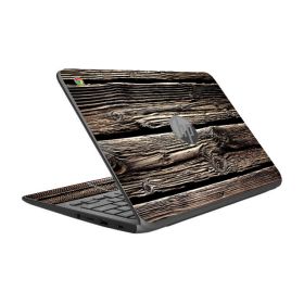 HP Chromebook 11 V010NR WOOD Laptop Skin
