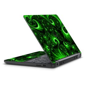 GREEN SWIRLS DELL LATITUDE E5470 SKIN