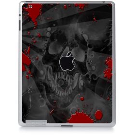 BLACK SKULL RED Apple iPad 2 A1395 SKIN