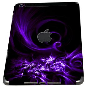 Apple iPad Mini 3RD Gen. (Wifi/ Cell) A1600  PURPLE SPIRAL Laptop Skin