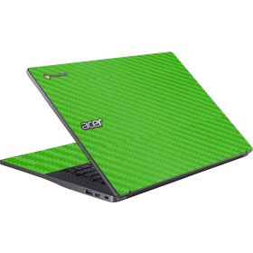 Acer Chromebook CB317-1H GREEN CARBON FIBER Laptop Skin