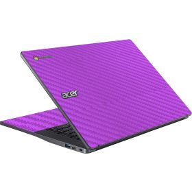 Acer Chromebook CB317-1H PURPLE CARBON FIBER Laptop Skin