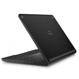 Dell Chromebook 11 3189 BLACK CARBON FIBER Laptop Skin