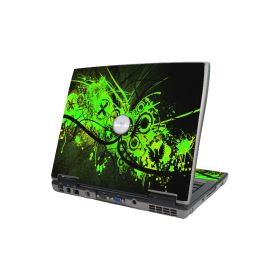 Dell Latitude D520 / D530 GRAFFITI GREEN Laptop Skin