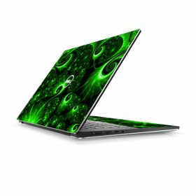 Dell XPS 15 7590 GREEN SWIRLS Laptop Skin