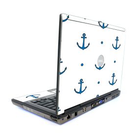 Blue Anchors Dell D620 Laptop Skin