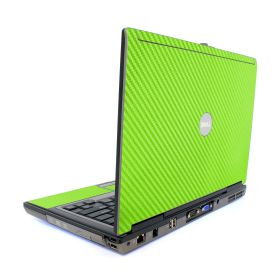 Green Carbon Fiber Dell D620 Laptop Skin