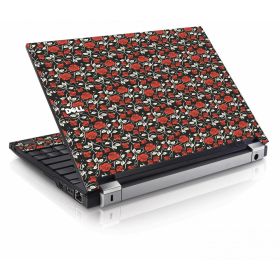 Black Red Roses Dell E4200 Laptop Skin