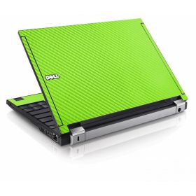 Green Carbon Fiber Dell E4200 Laptop Skin