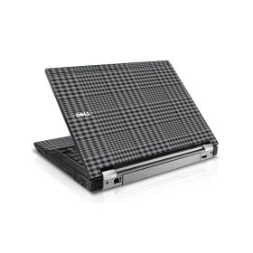 Darkest Grey Plaid Dell E4310 Laptop Skin