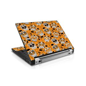 Orange Sugar Skulls Dell E4310 Laptop Skin