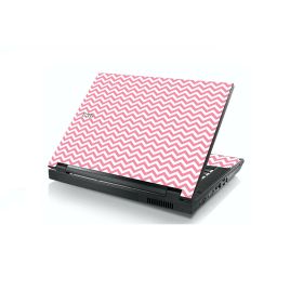 Pink Chevron Waves Dell E5400 Laptop Skin