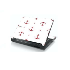 Red Anchors Dell E5400 Laptop Skin