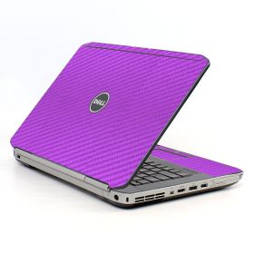 Purple Carbon Fiber Dell E5420 Laptop Skin
