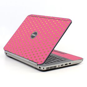 Pink With Gold Hearts Dell E5430 Laptop Skin