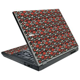 Black Red Roses Dell E5500 Laptop Skin