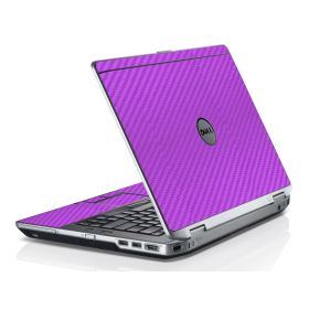 Purple Carbon Fiber Dell E6220 Laptop Skin