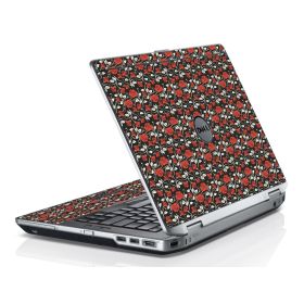Black Red Roses Dell E6320 Laptop Skin