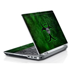 Green Biohazard Dell E6320 Laptop Skin