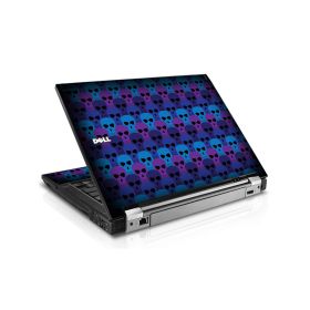 Blue Skulls Dell E6400 Laptop Skin