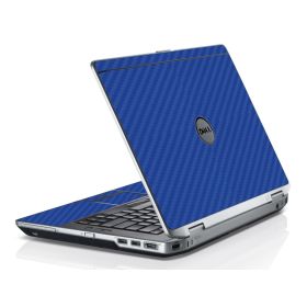 Blue Carbon Fiber Dell E6430 Laptop Skin