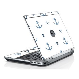Multi Blue Anchors Dell E6420 Laptop Skin