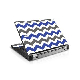 Dell Latitude E6500 (+) GREY BLUE CHEVRON Laptop Skin