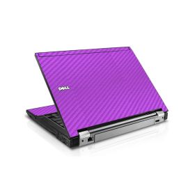 Dell Latitude E6500 (+) PURPLE CARBON FIBER Laptop Skin
