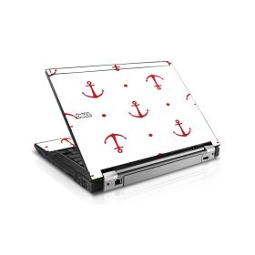 Red Anchors Dell E6500 Laptop Skin