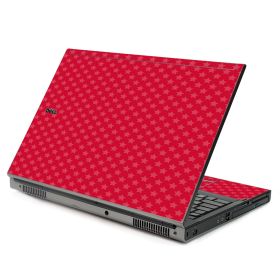 Red Pink Stars Dell M6500 Laptop Skin