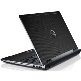 Black Carbon Fiber Dell V3550 Laptop Skin