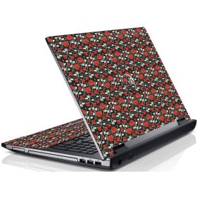 Black Red Roses Dell V3550 Laptop Skin