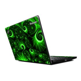 ThinkPad E540 GREEN SWIRLS Laptop Skin