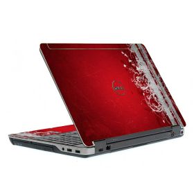 Dell Latitude E6540 RED GRUNGE Laptop Skin