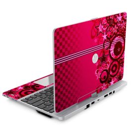 HP TouchSmart Tx2 PINK GRUNGE STARS Laptop Skin